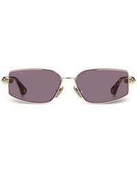 Etro - Geometric-Frame Sunglasses - Lyst