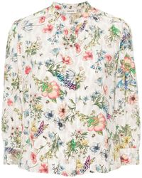 Zadig & Voltaire - Floral-print Silk Blouse - Lyst
