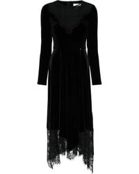 Nissa - Minikleid Aus Spitze Mit Blumenmuster - Lyst
