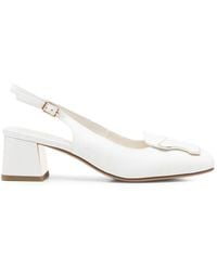 Linda Baumann - Buckle-Detail Slingback Pumps - Lyst