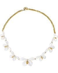 Shanghai Tang - Ginger Flower Chain Necklace - Lyst