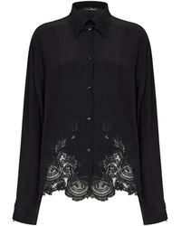Ermanno Scervino - Lace-Detail Buttoned Shirt - Lyst