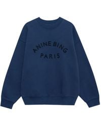 Anine Bing - Jaci Paris-Logo Sweatshirt - Lyst