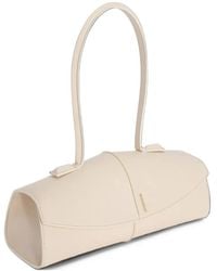 Jil Sander - Linea Leather Shoulder Bag - Lyst
