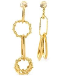 DSquared² - Pendientes Con Colgante Texturizado - Lyst