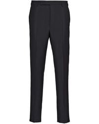 Prada - Wool Tailored Trousers - Lyst