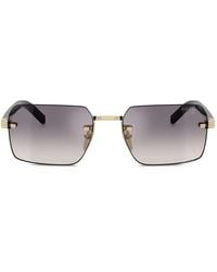 Prada - Sonnenbrille Mit Eckigem Gestell - Lyst