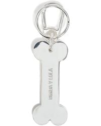 Bimba Y Lola - Engraved Bone-Shaped Keyring - Lyst