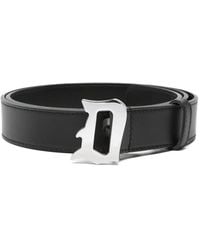 Dondup - Ceinture À Plaque Logo - Lyst