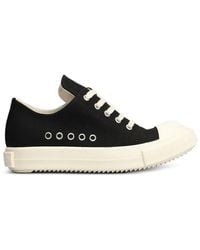 Rick Owens - Overdized High-Top Sneakers With Shark-Tooth Toe Caps - Lyst
