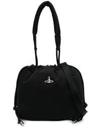 Vivienne Westwood - Small Hilary Orb-Detail Drawstring Bucket Bag - Lyst