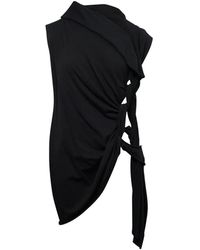 Yohji Yamamoto - Braided Sleeveless Blouse - Lyst