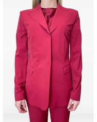 Max Mara - Lapel-Collar Flap-Pocket Jacket - Lyst