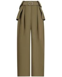 Loewe - Pantalones Cargo Con Cinturón - Lyst