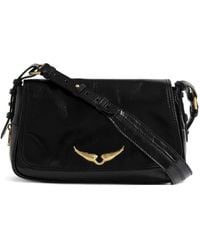Zadig & Voltaire - Le Zouzou Retro Patent Bag - Lyst