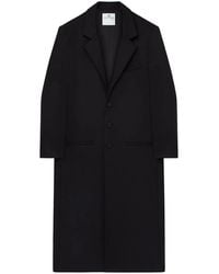 Courreges - Tailored Long Wool Blend Coat - Lyst