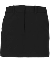 Elisabetta Franchi - Button-Flap Pocket Mini Skirt - Lyst