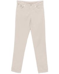 Brunello Cucinelli - Garment-Dyed Five-Pocket Italian Fit Trousers - Lyst