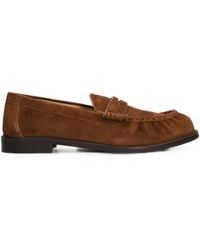 Julie Dee - Suede Penny Loafers - Lyst