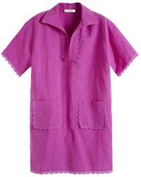 Chinti & Parker - Short-Sleeve Mini Dress - Lyst