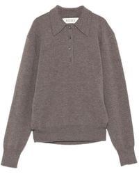 Rohe - Knitted Polo-Collar Sweater - Lyst