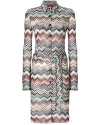 Missoni - シェブロン シャツドレス - Lyst