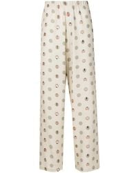 Amir Slama - Graphic-Print Straight-Leg Trousers - Lyst