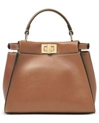 Fendi - Peekaboo Mini Bag - Lyst