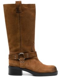 GISEL B - Harness-Detail Square-Toe Boots - Lyst