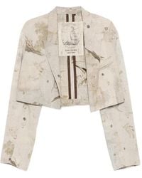 Ziggy Chen - Chaqueta Corta Con Diseño Estampado - Lyst