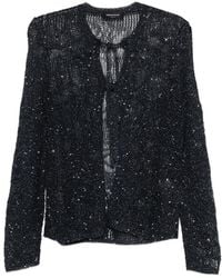 Fabiana Filippi - Sequin-Embellishment Cardigan - Lyst