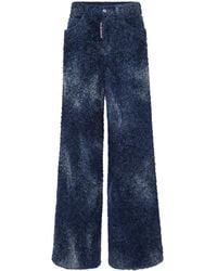 DSquared² - Bouclé-Hose Mit Weitem Bein - Lyst