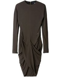 Jacquemus - Draped-Neckline Midi Dress - Lyst