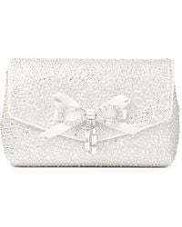 Jimmy Choo - Mini Sac Soft Bow À Ornements En Cristal - Lyst