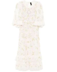 Needle & Thread - Vestido tipo bailarina con lentejuelas y diente de león - Lyst