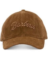 Barbour - Ivybridge Corduroy Logo-Embroidered Cap - Lyst