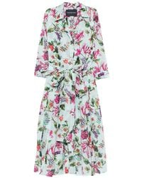 Samantha Sung - Audrey Cotton Midi Dress - Lyst