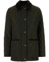 Burberry - Veste À Matelassage En Losanges - Lyst