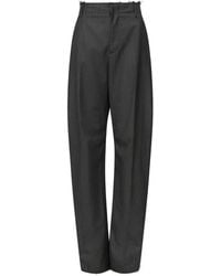 MM6 by Maison Margiela - Wide-Leg Tailored Trousers - Lyst