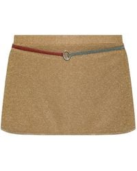 Oséree - Lumiere Mini Skirt - Lyst