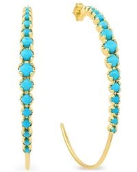 Jennifer Meyer - Medium Hoop Earrings - Lyst