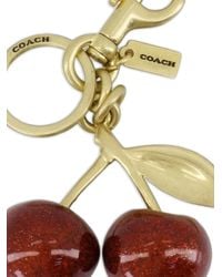 COACH - Cherry Glitter Keyring - Lyst