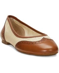 Ralph Lauren - Escarpins En Cuir À Design Tressé - Lyst
