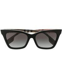 Burberry - Elsa Vintage-check Sunglasses - Lyst