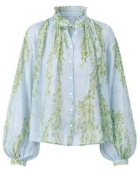 Thierry Colson - Blouse Slava À Fleurs - Lyst