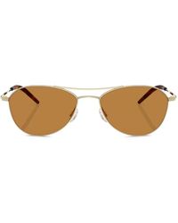 Oliver Peoples - Metallic Frame Tinted Sunglasses - Lyst