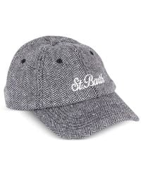 MC2 Saint Barth - Herringbone-Pattern Baseball Cap - Lyst
