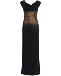 Elie Saab - Crystal-Embellished Maxi Dress - Lyst