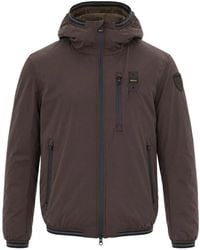 Blauer - Devon Hooded Zip-Up Jacket - Lyst
