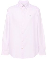 Barbour - Logo-embroidered Striped Shirt - Lyst
